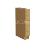 Treasure Chest Base Spice Cabinet with 5 Drawers