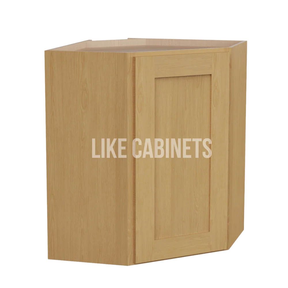 Treasure Chest Shaker 24'' Diagonal Corner Wall Cabinet