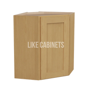 Treasure Chest Shaker 24'' Diagonal Corner Wall Cabinet