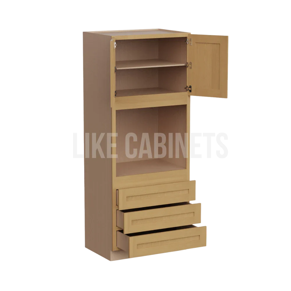 Treasure Chest Shaker 33'' W Oven Pantry Cabinet