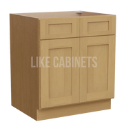 Treasure Chest Sink Base With Double Doors and False Drawers