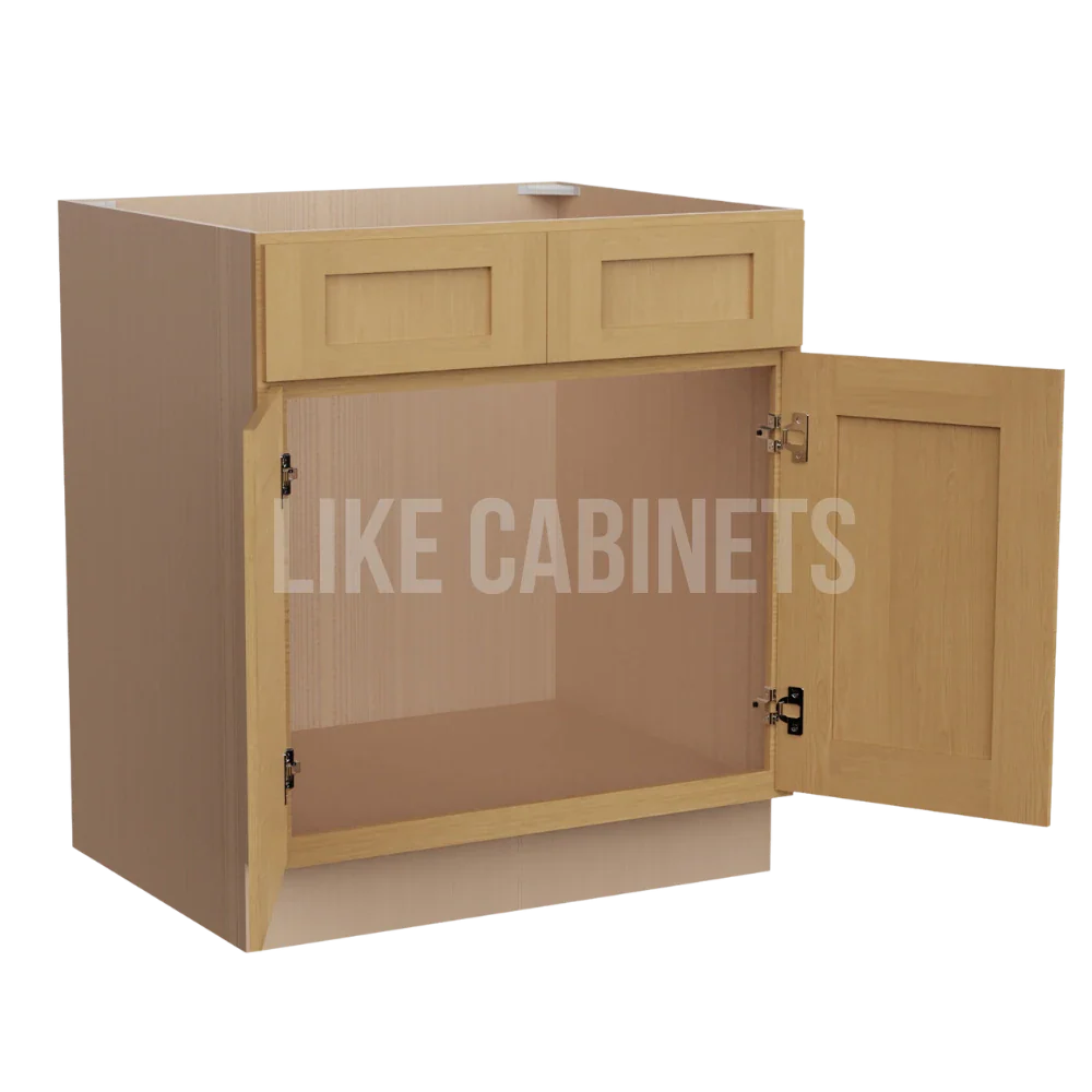 Treasure Chest Sink Base With Double Doors and False Drawers