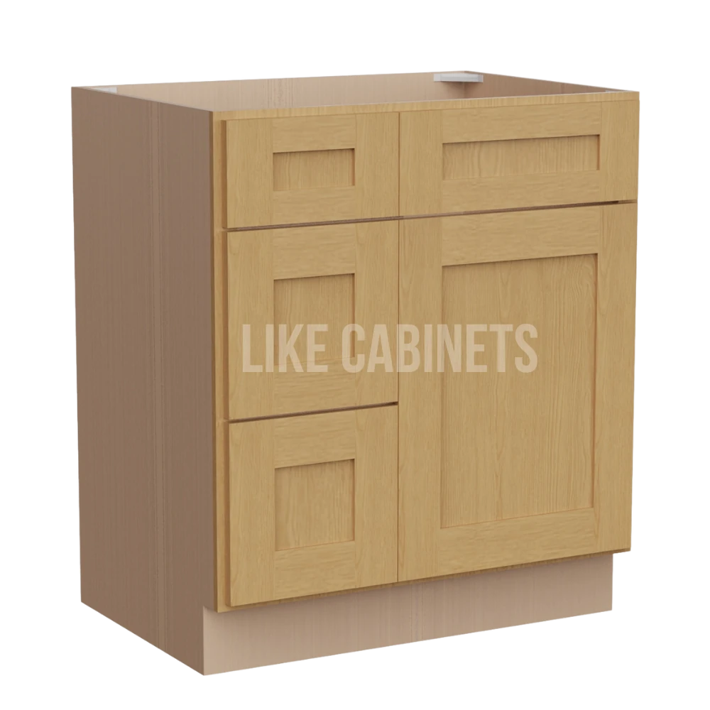 Treasure Chest Shaker 30'' W Vanity Combo with Drawers