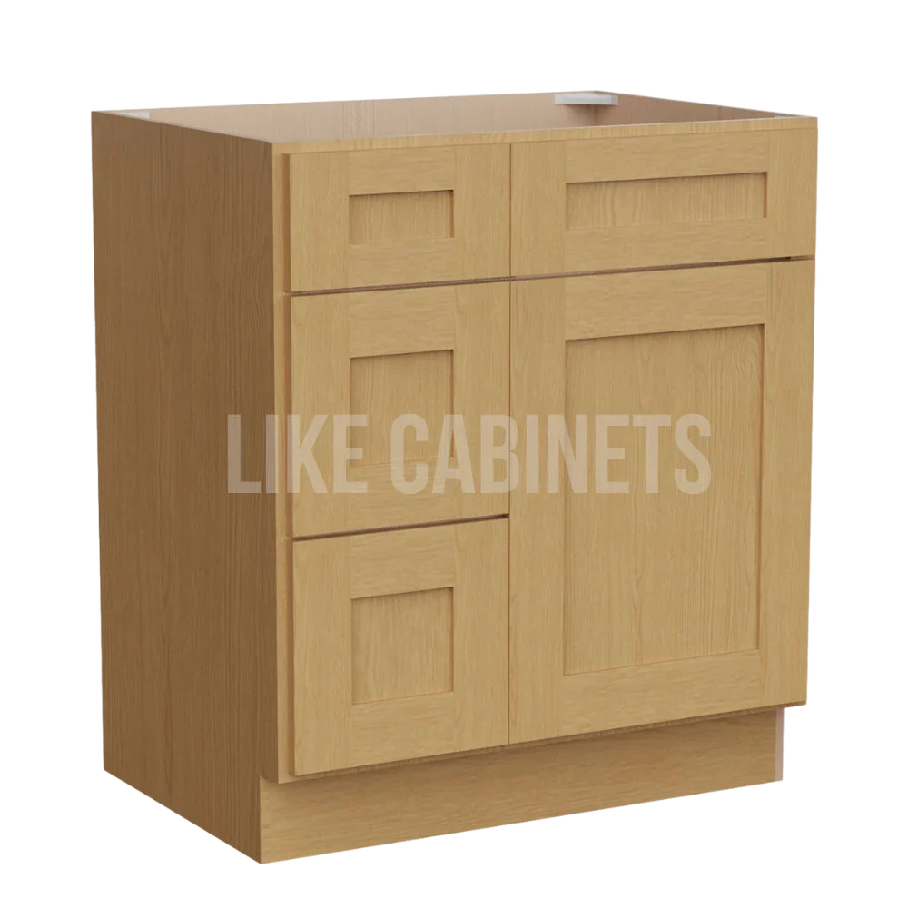 Treasure Chest Shaker 30'' W Vanity Combo with Drawers