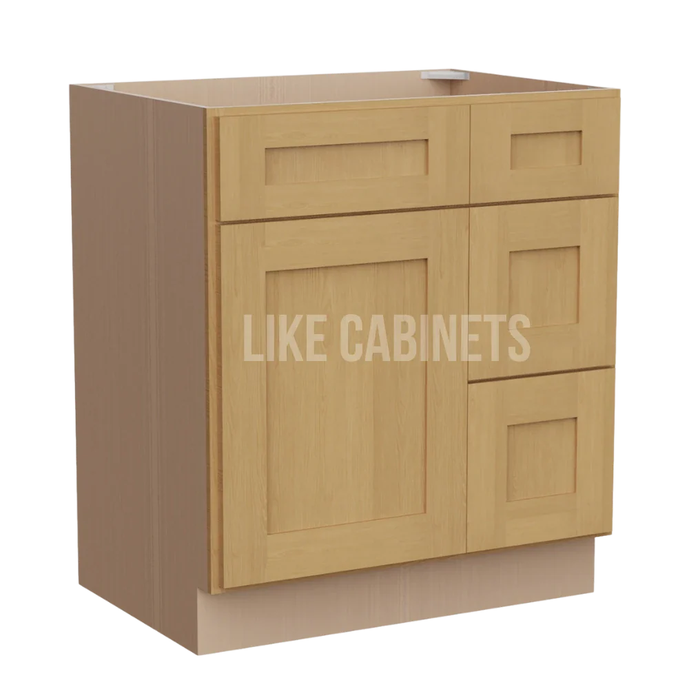 Treasure Chest Shaker 30'' W Vanity Combo with Drawers