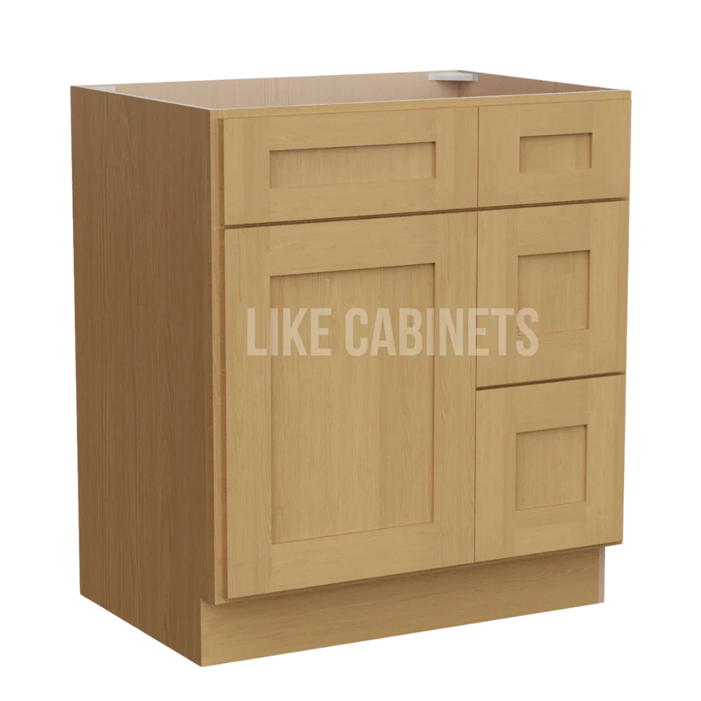 Treasure Chest Shaker 30'' W Vanity Combo with Drawers