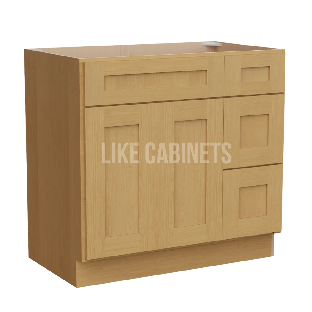 Treasure Chest Shaker 36'' W Vanity Combo with Drawers