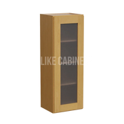 Treasure Chest Shaker 42'' H Single Door Wall Cabinet with Glass Door