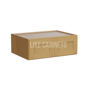 Treasure Chest Shaker 33'' W Refrigerator Wall Cabinet 24'' Deep