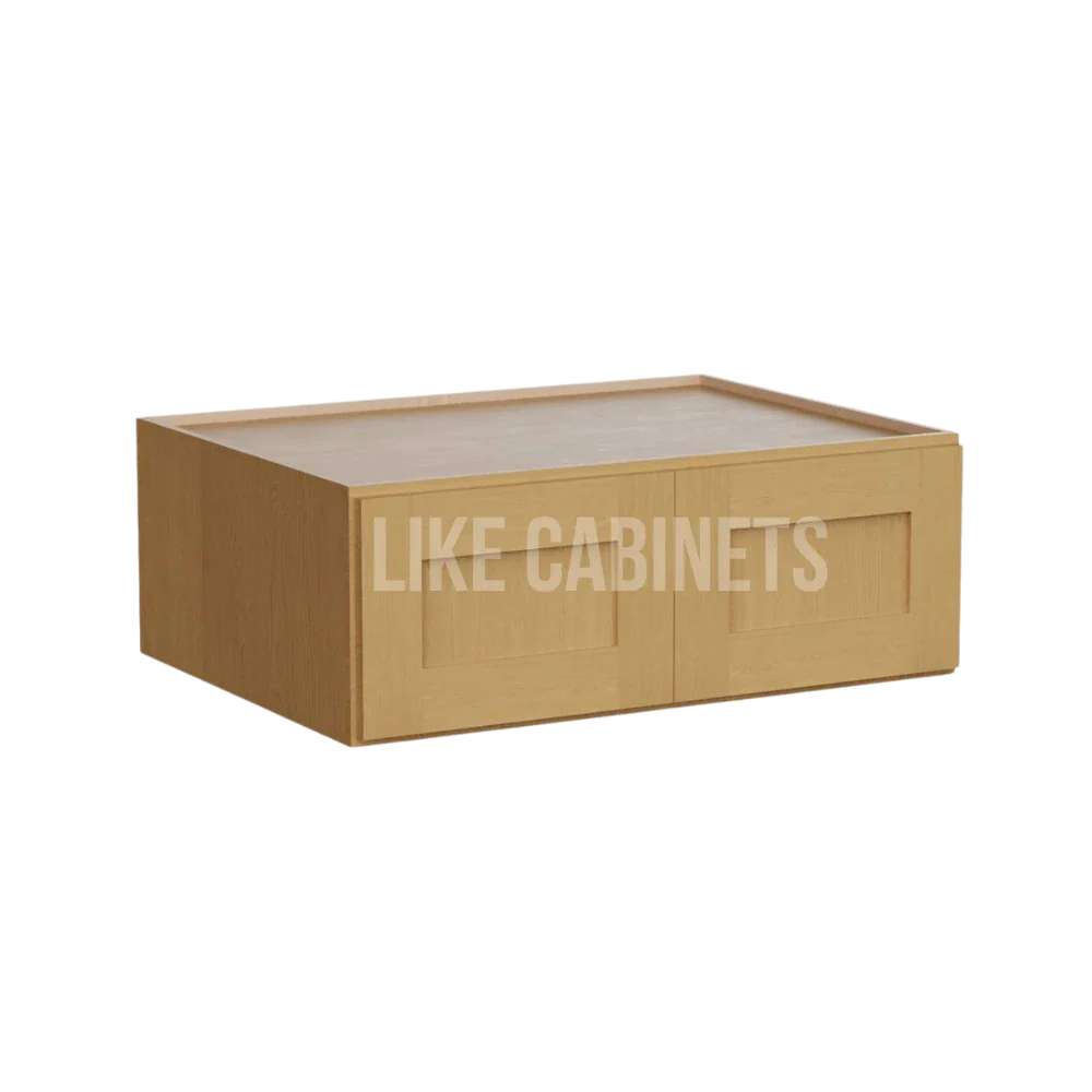 Treasure Chest Shaker 33'' W Refrigerator Wall Cabinet 24'' Deep