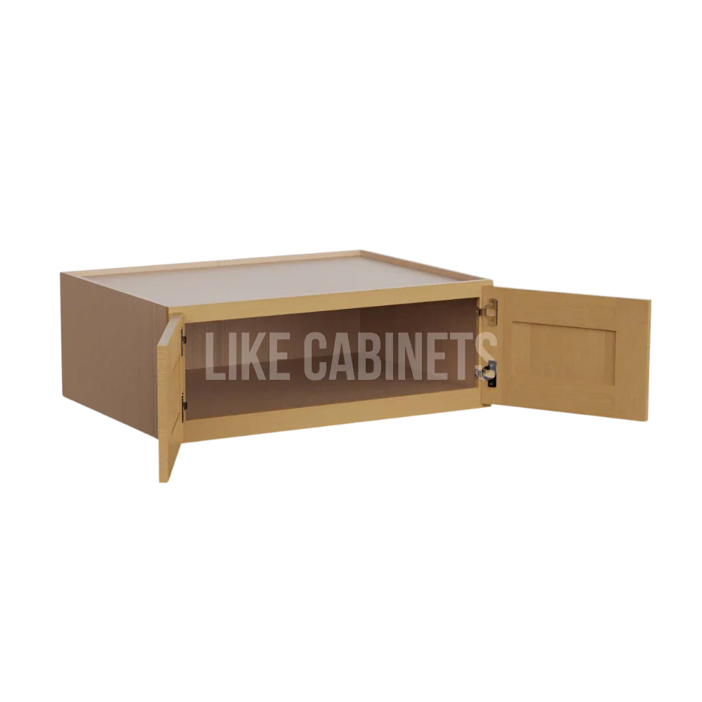 Treasure Chest Shaker 33'' W Refrigerator Wall Cabinet 24'' Deep