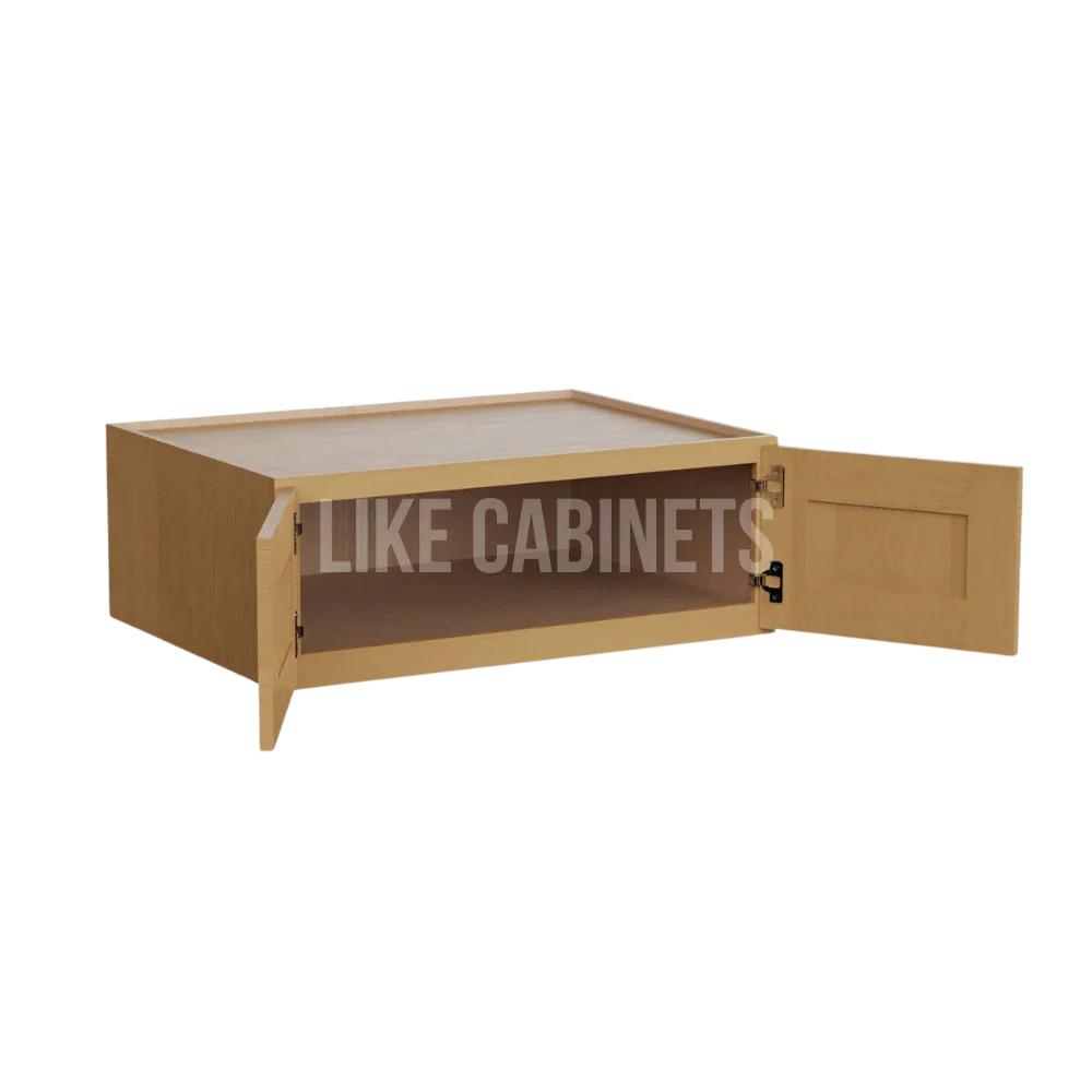 Treasure Chest Shaker 33'' W Refrigerator Wall Cabinet 24'' Deep