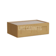 Treasure Chest Shaker 36'' W Refrigerator Wall Cabinet 24'' Deep