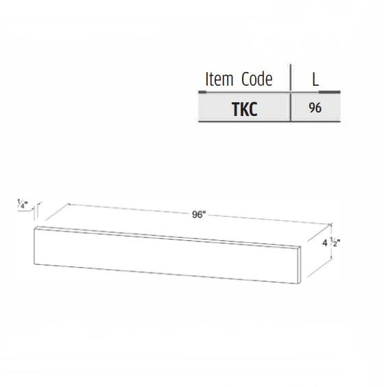 Frameless Gloss White Toe Kick