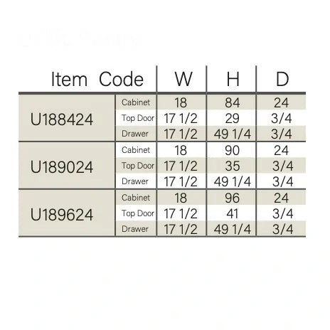 Charleston White Raised Panel 18'' W Utility Pantry Cabinet