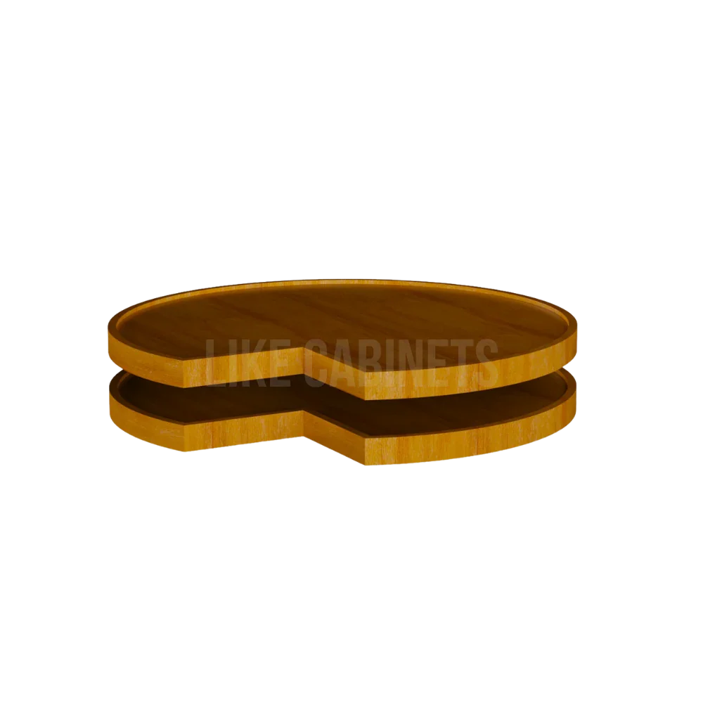 Iron Black Wood Tray