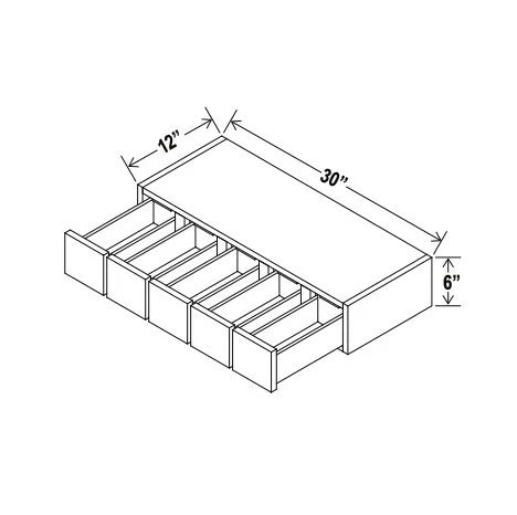 Aston Green Wall Spice Drawer