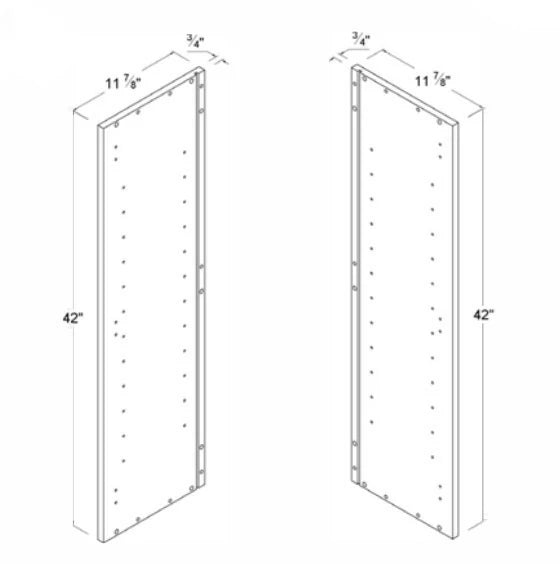 High Gloss White Wall Skin Panel
