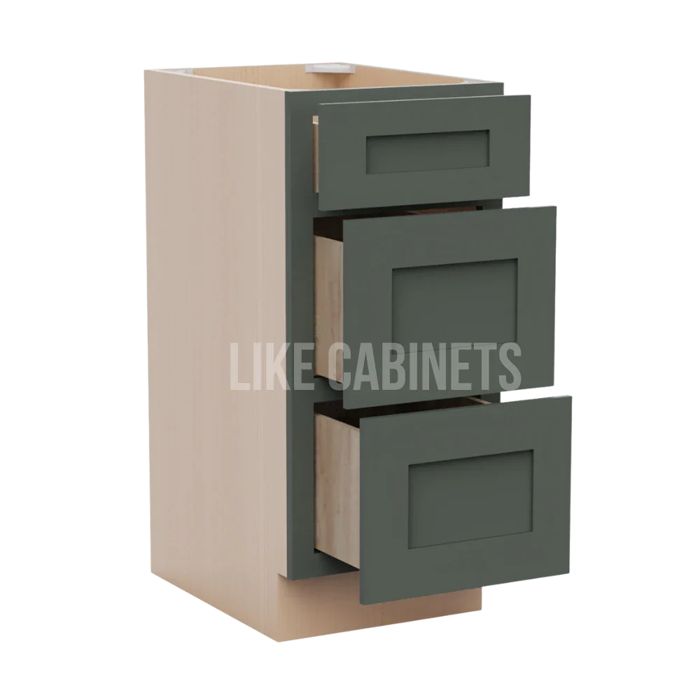 Aston Green Vanity Three Drawer Base Cabinet