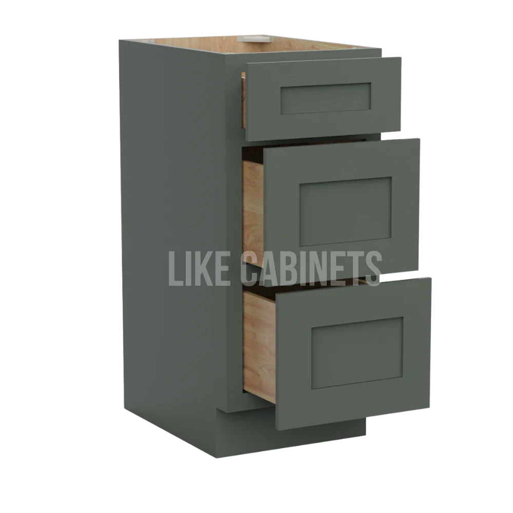 Aston Green Vanity Three Drawer Base Cabinet
