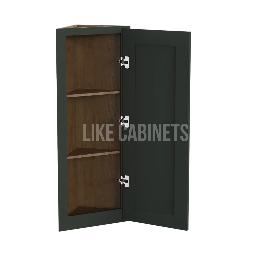 Aston Green Shaker Angle Wall Cabinet