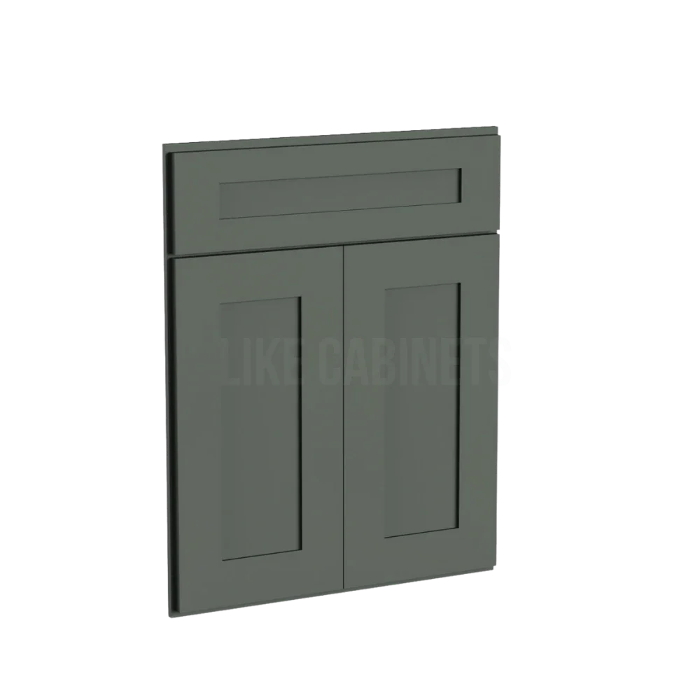 Aston Green Corner Sink Base Front