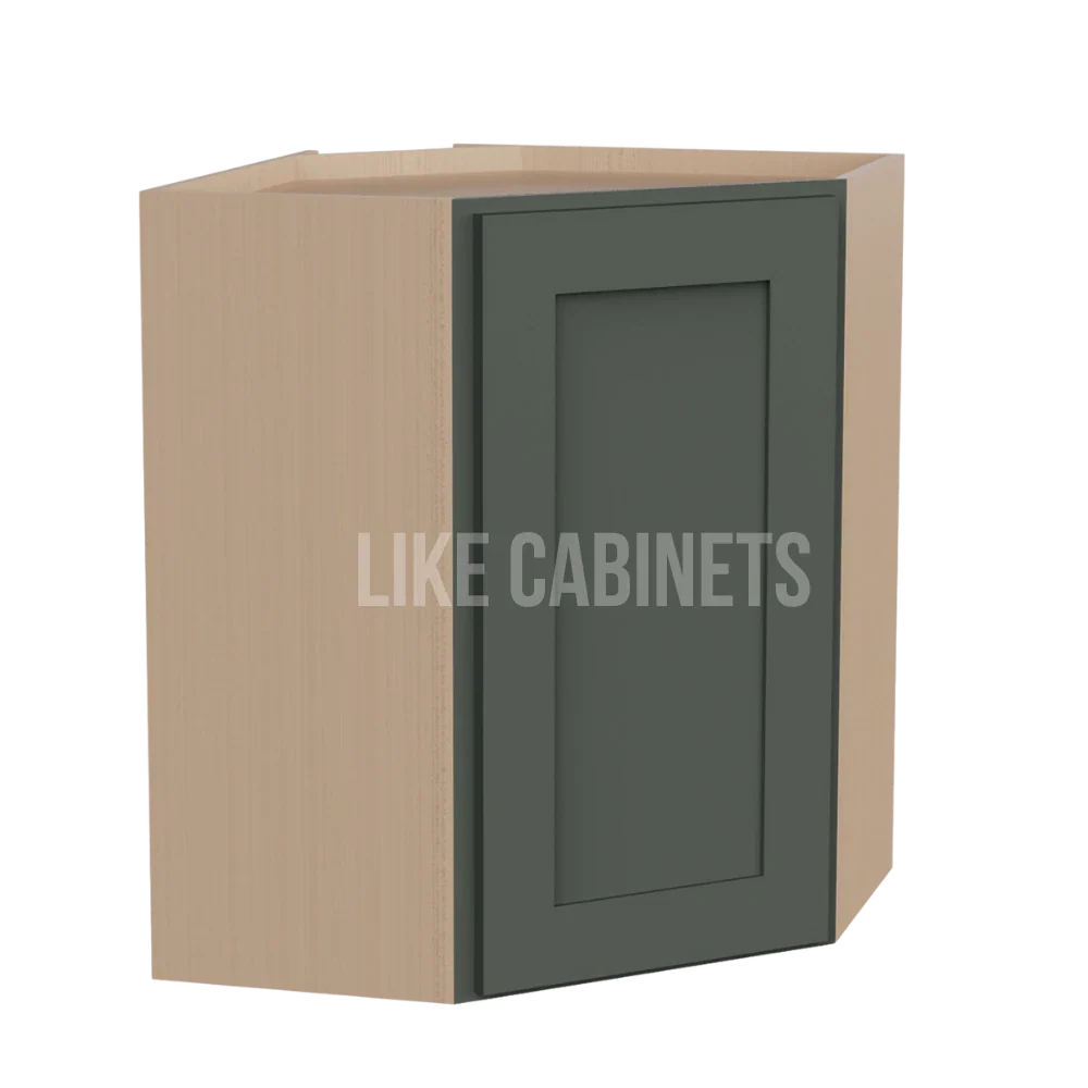 Aston Green 24'' W Diagonal Corner Wall Cabinet