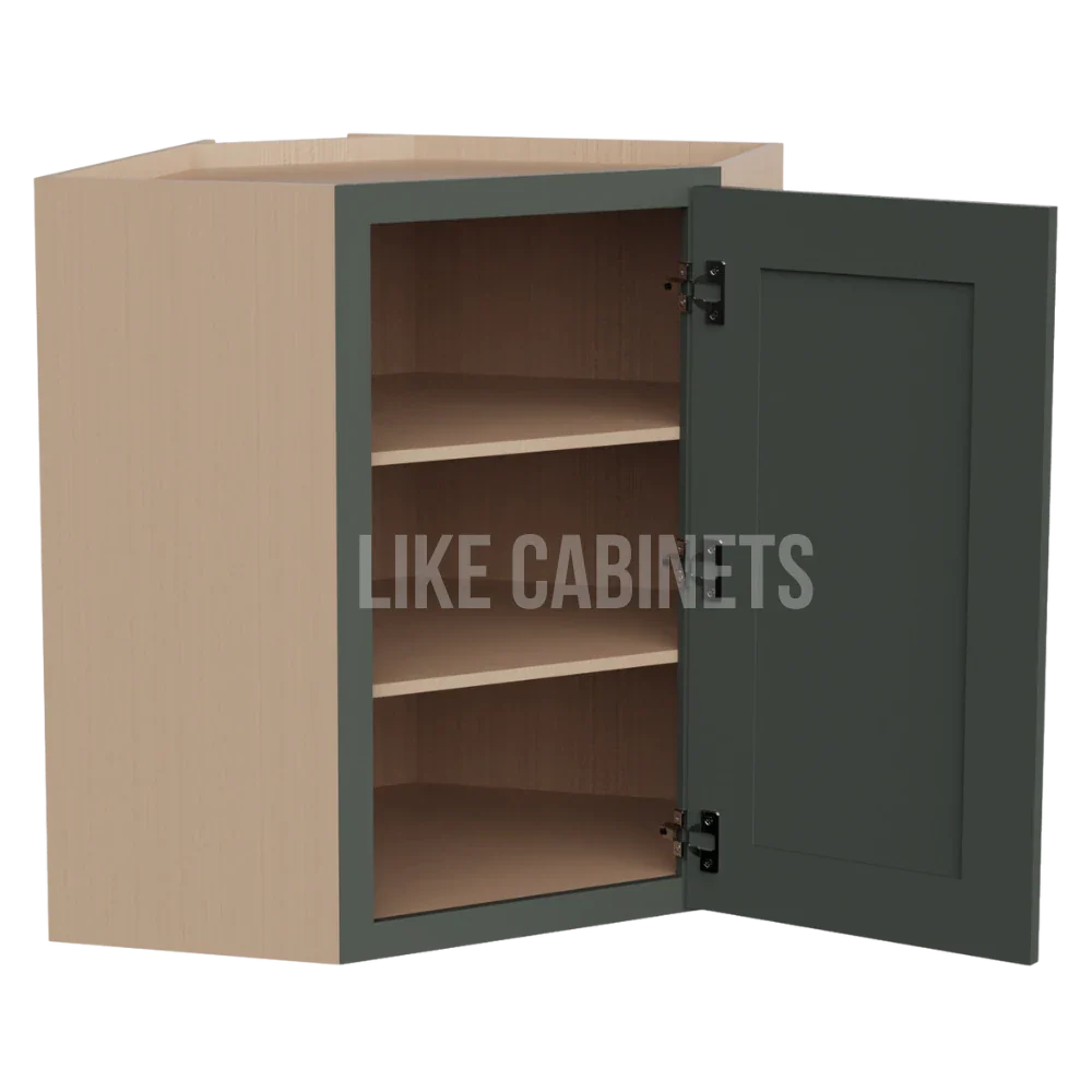 Aston Green 24'' Diagonal Corner Wall Cabinet
