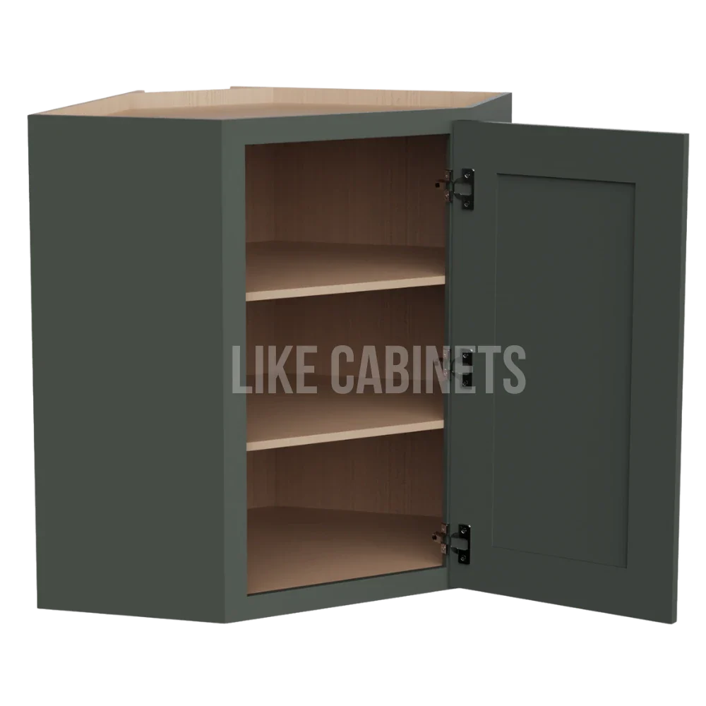 Aston Green 24'' Diagonal Corner Wall Cabinet