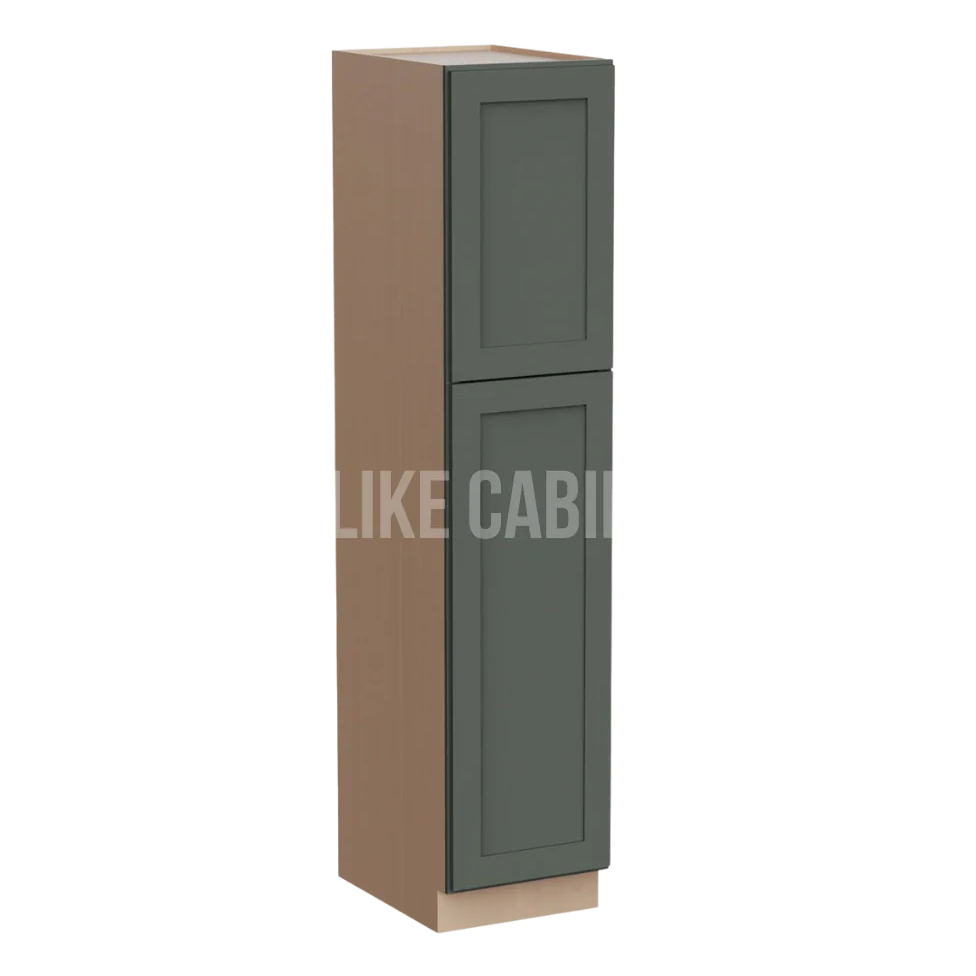 Aston Green 18'' W Two Single Door Utility Pantry Cabinet