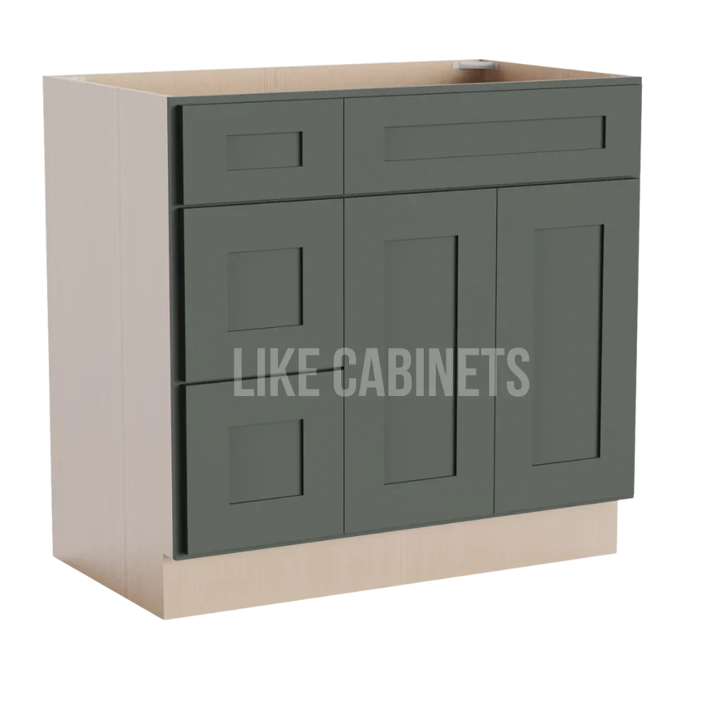 Aston Green 33'' W Vanity Combo with Drawers