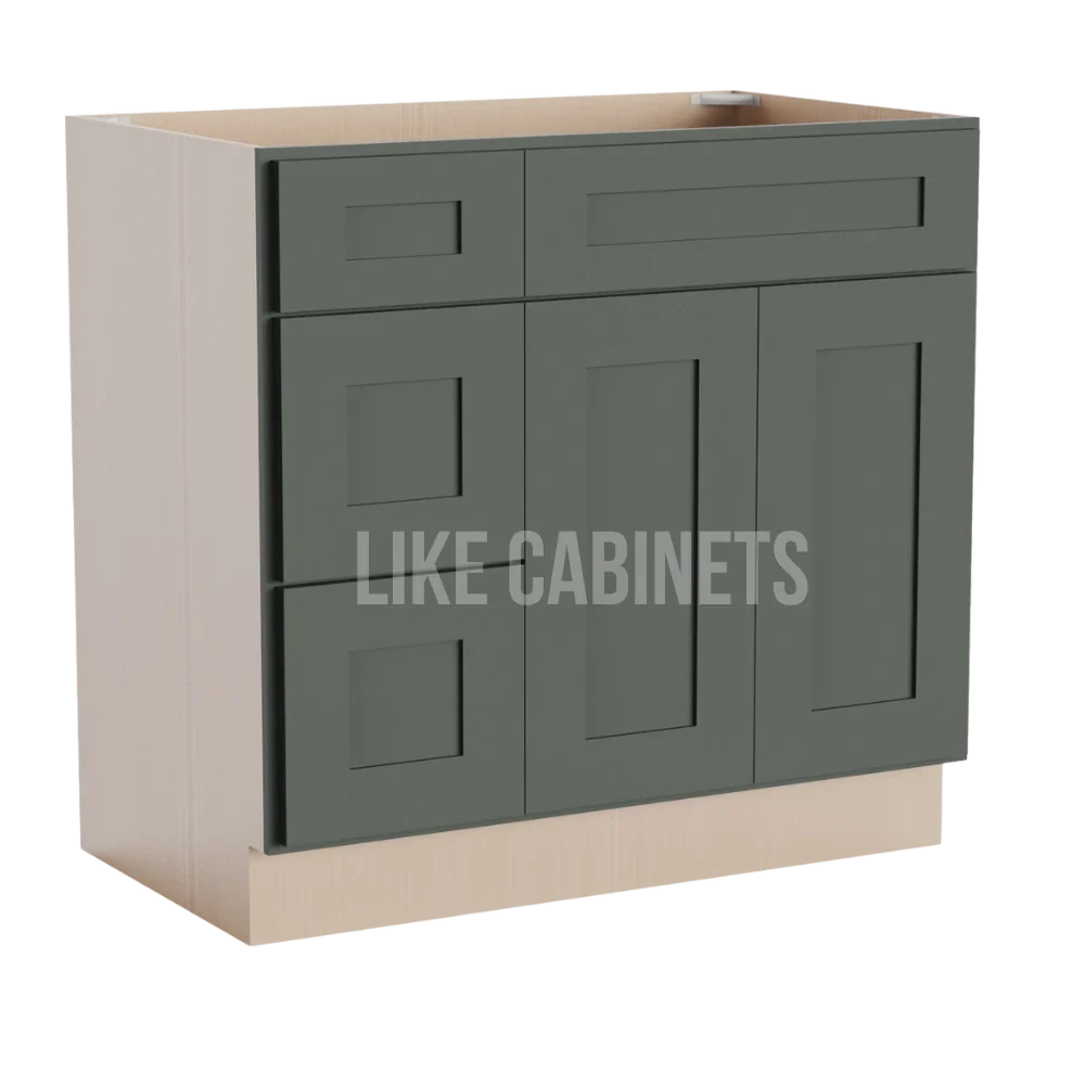 Aston Green 36'' W Vanity Combo with Drawers