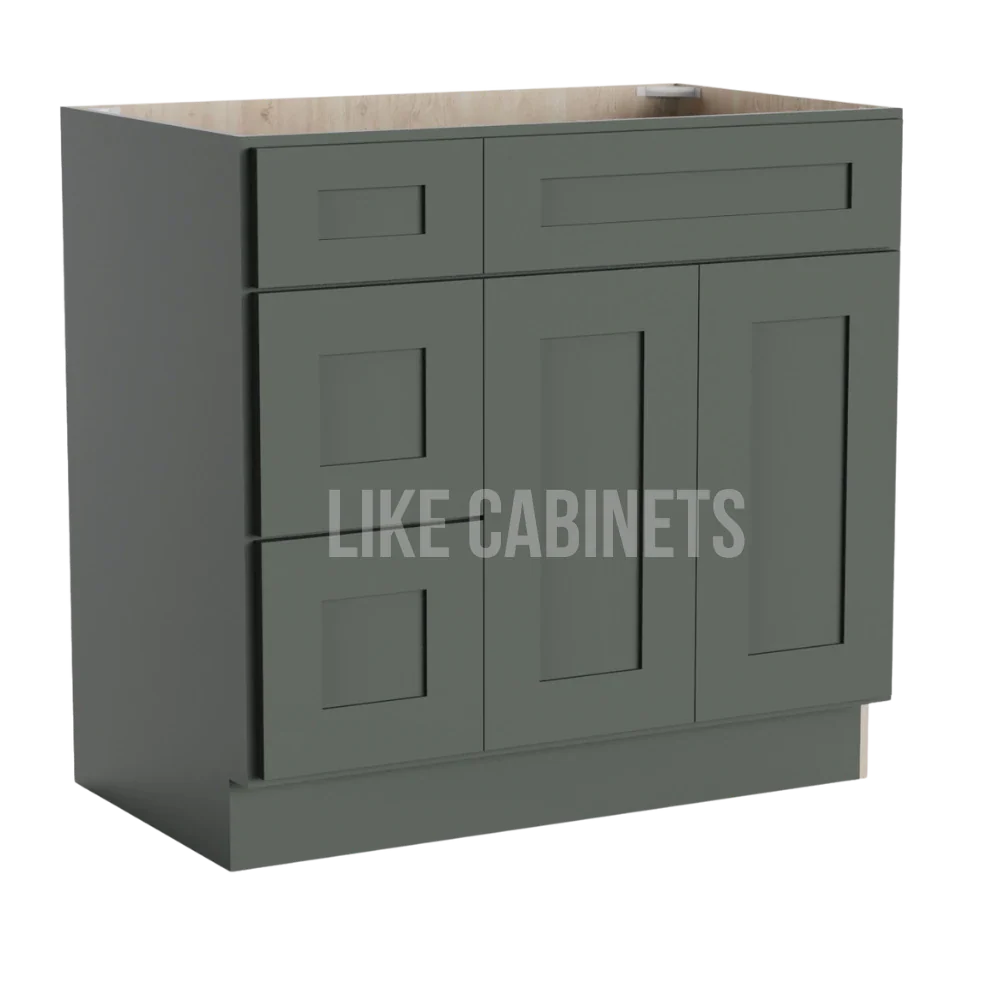 Aston Green 36'' W Vanity Combo with Drawers