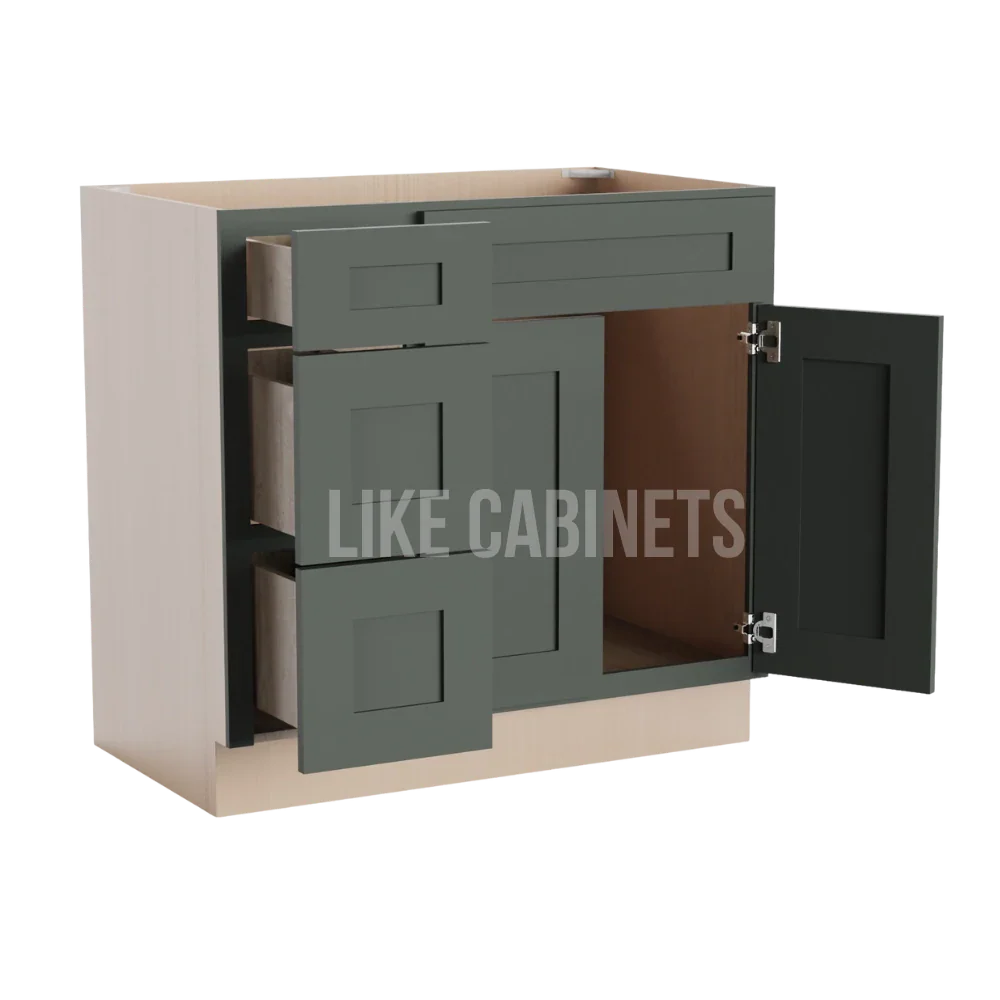 Aston Green 36'' W Vanity Combo with Drawers