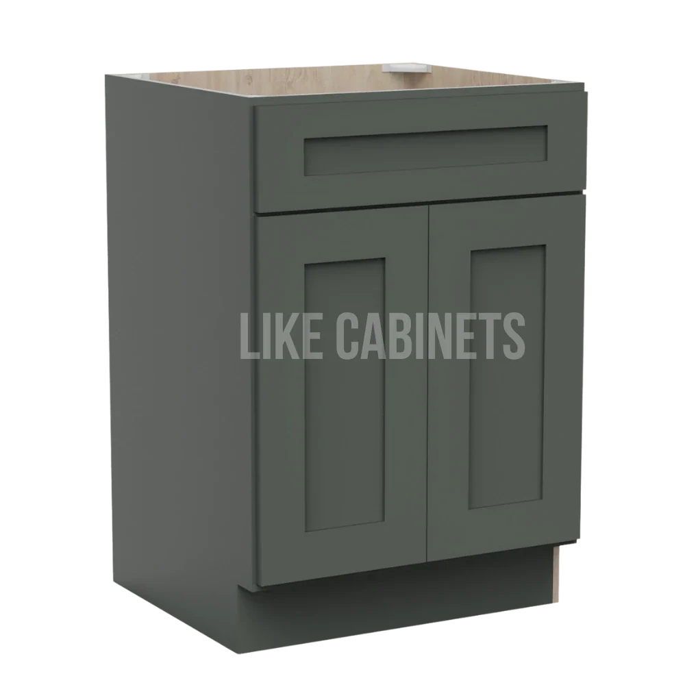 Aston Green Single Vanity Sink Base Cabinet