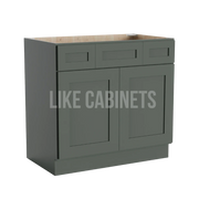 Aston Green Vanity Combo Cabinet