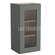 Aston Green 30'' H Single Door Wall Cabinet with Glass Door