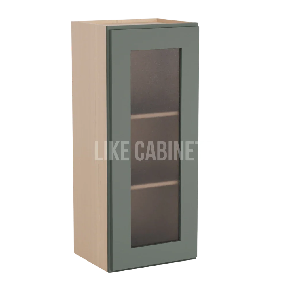 Aston Green 36'' H Single Door Wall Cabinet with Glass Door