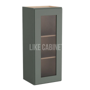 Aston Green 36'' H Single Door Wall Cabinet with Glass Door