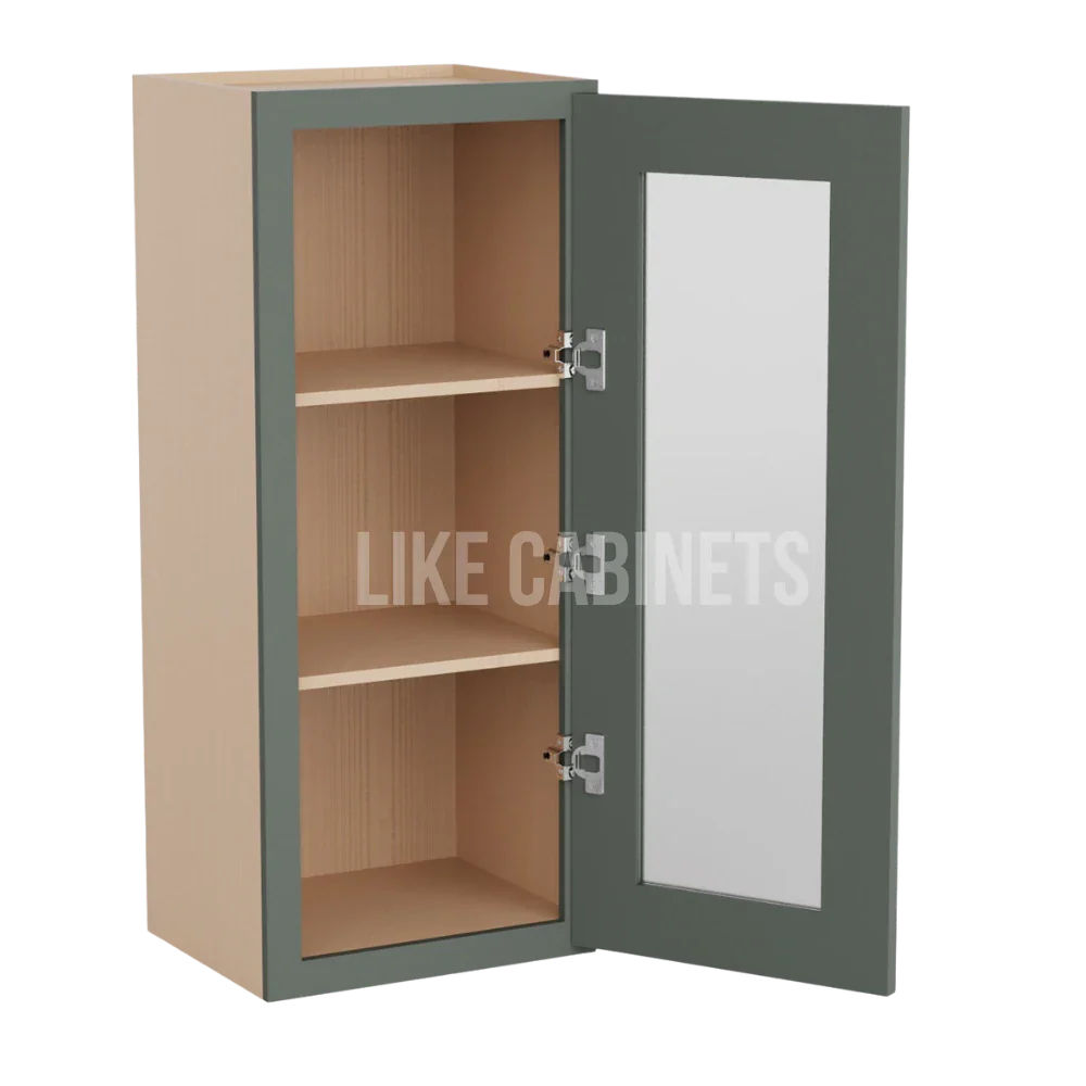 Aston Green 36'' H Single Door Wall Cabinet with Glass Door