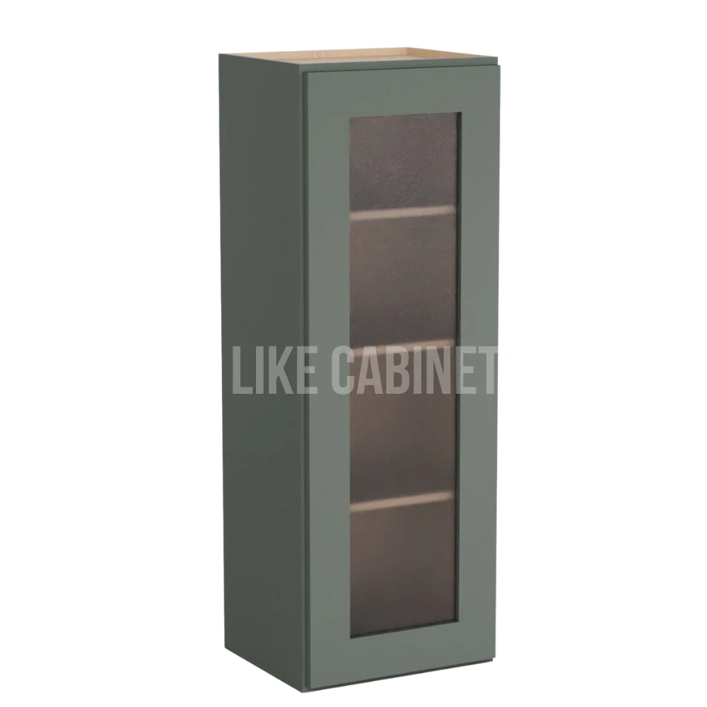Aston Green 42'' H Single Door Wall Cabinet with Glass Door
