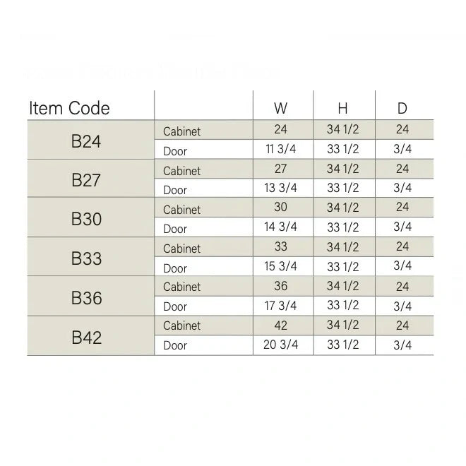 Slim Dove White Base Cabinet with Double Doors & Single Drawer
