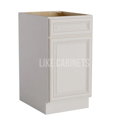 Charleston White Cabinet with Single Door & Drawer