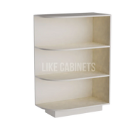 Charleston White Raised Panel Base End Shelf (Reversible)