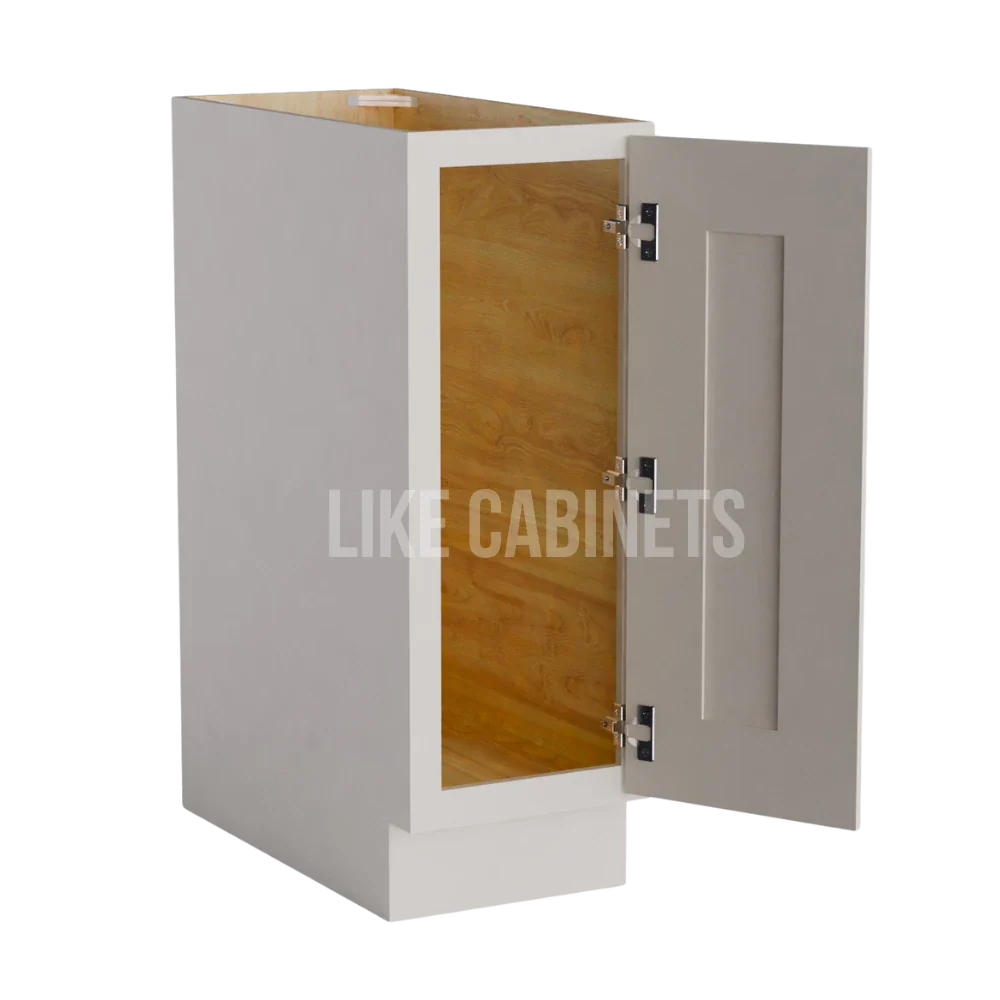 Charlston White Full Height Single Door Base Cabinet