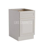 Charleston White Raised Panel Office Base Cabinet