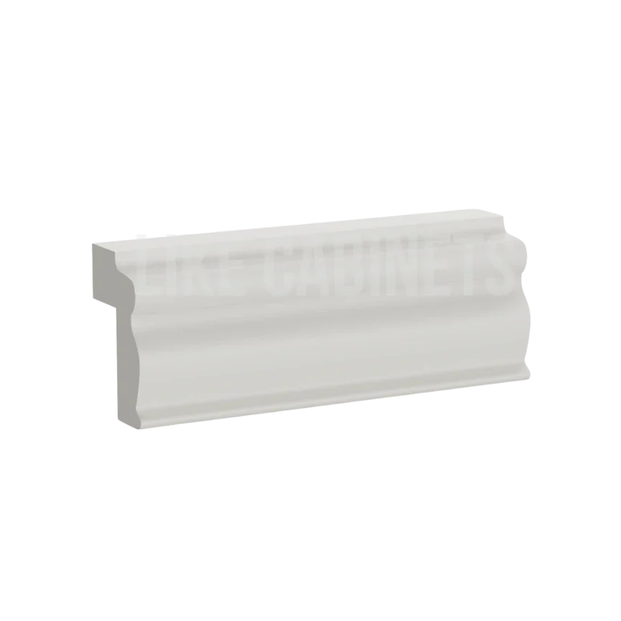 Charleston White Raised Panel Light Rail Moulding