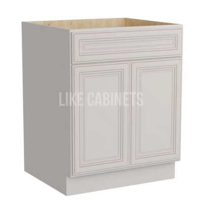 Charleston White Sink Base 27''