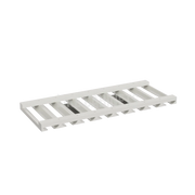 Charleston White Raised Panel Glass Holder