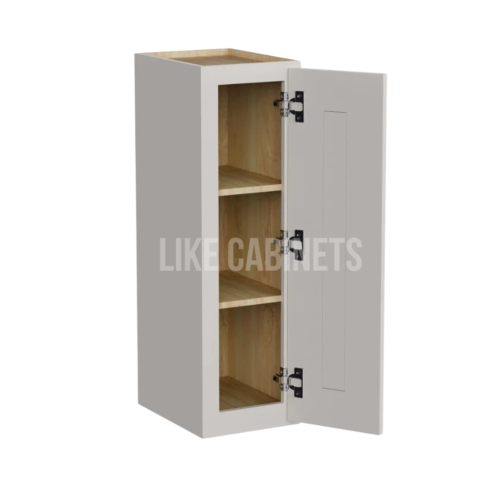 Charleston White Raised Panel 30'' H Single Door Wall Cabinet